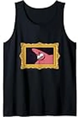 Spongebob Pantalones cuadrados de Patrick Smirking enmarcado Camiseta sin Mangas