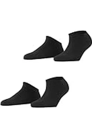 ESPRIT Uni Multipack W Sn algodón lisos 2 pares, Calcetines cortos Mujer, , 39-42