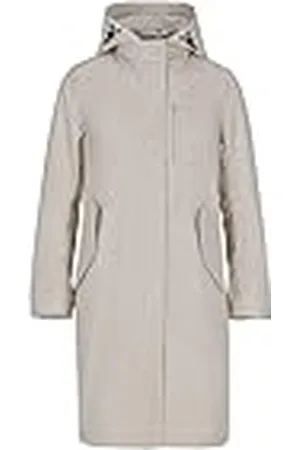 ECOALF Gabardina Mujer Lisalf, de Nylon y Algodón, con Capucha, Chaqueta Mujer, Ultraligero, Abrigo 3/4 Mujer, Trench, Talla XS, Color