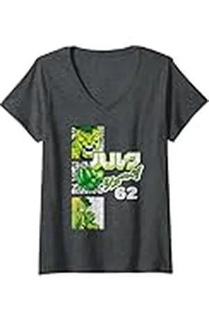 Marvel Mujer Super Heroes Incredible Hulk Retro 62 Japonés Camiseta Cuello V