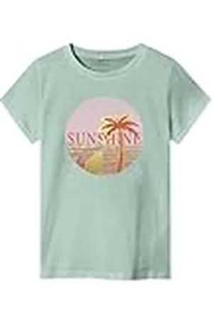 NAME IT Nkfhynka SS Top Box Camiseta, , 122 cm-128 cm para Niñas
