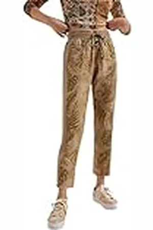 Desigual Pant_Jungle Pantalones Informales, , S para Mujer