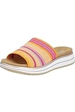 Remonte D1J54, Sandalia Mujer, Sunflower-Fuchsia / 68, 37 EU