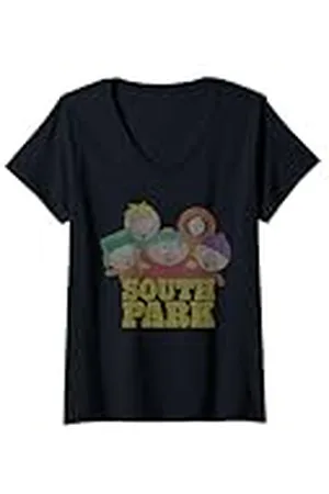 South Park Mujer Kenny, Cartman, Kyle, Stan y Butters Camiseta Cuello V
