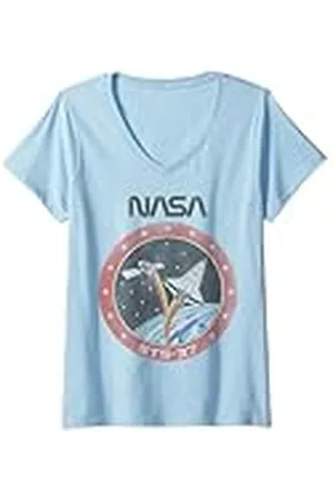 Nasa Mujer STS-37 Nave espacial Camiseta Cuello V