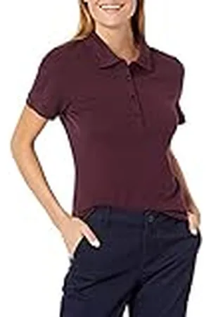 Amazon Polo de Manga Corta (Disponible en Tallas Grandes) Mujer, , S