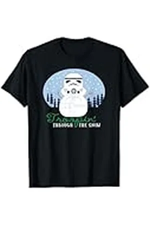 STAR WARS La Navidad de recorriendo la nieve Camiseta