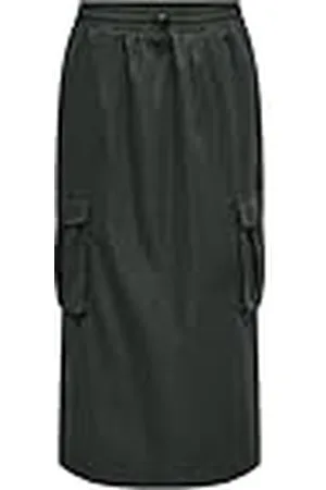 ONLY Onlcashi Cargo Long Skirt Wvn Noos Cargorock, , XS para Mujer