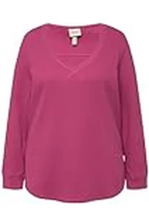 Ulla Popken Waffle Pique 827093-Sudadera Sudadera, , 50-52 para Mujer