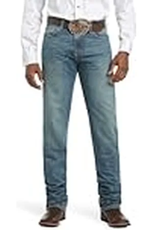Ariat M2 Pantalones vaqueros relajados con corte de bota – Mezclilla de ajuste relajado para hombre - azul - 33W x 32L