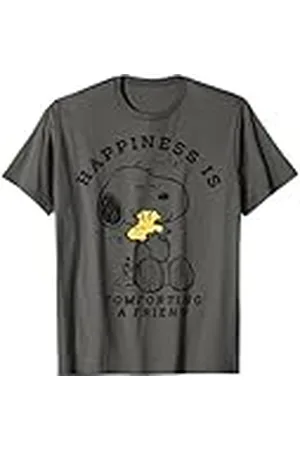 Peanuts Snoopy Happiness is comforting a friend Camiseta