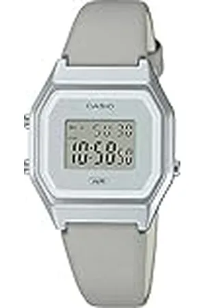 Casio Reloj Cuarzo Mujer 33.50mm con dial Digital y Correa de Pulsera de Cuero LA680WEL-8EF