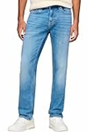 Tommy Hilfiger Vaqueros Hombre Scanton Slim Fit, Azul (Denim Medium), 30W/34L