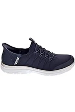 Skechers Virtue Glow, Zapatillas Mujer, Black, 40 EU