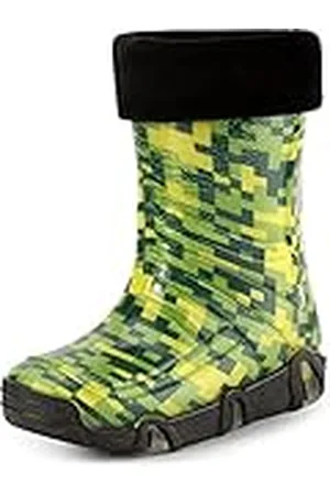 Ladeheid Botas de Agua Zapatos de Seguridad Calzado Unisex Niños Niñas Swk2021 (Patrón-43, 25/26 EU)