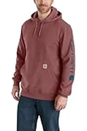 Carhartt Hombre, Sudadera Con Logotipo Gráfico En La Manga, Ajuste Holgado, Tejido De Grosor Medio, , M