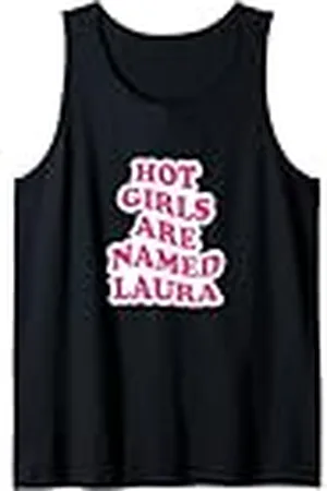 Original Cheddar Las chicas calientes se llaman Laura Camiseta sin Mangas