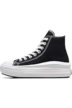 Converse Move Platform Hi Zapatillas Negras/Blancas para Mujer-UK 7 / EU 40