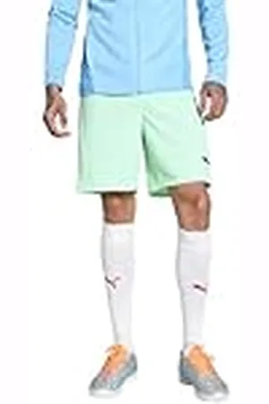 PUMA TeamGOAL Shorts, Pantalones Cortos de Punto Adultos Unisex, Fresh Mint- Black, 705752