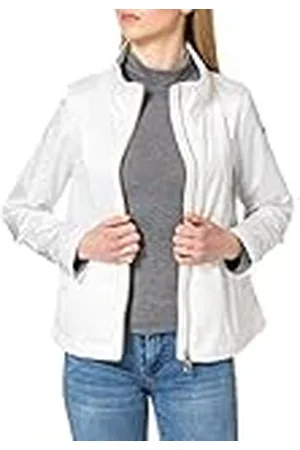 Geox W GERBERA SHORT JKT Mujer Chaquetas, Blanco , 50
