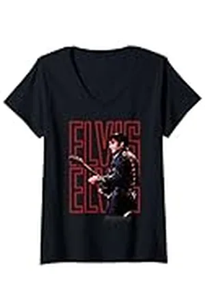 Elvis Presley Official 68 Comeback Special Camiseta Cuello V