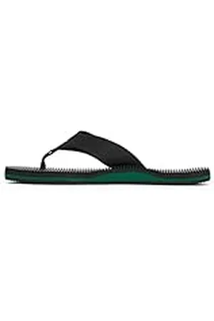 Tommy Hilfiger Chanclas Hombre Massage Beach Sandal con logotipo, (Black), 41