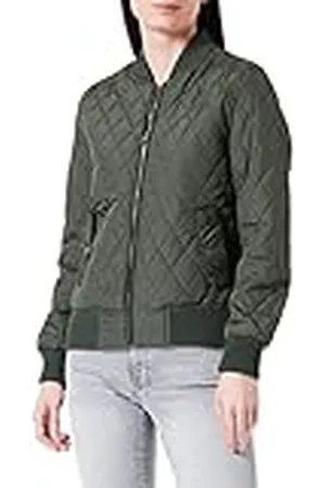 Urban classics Ladies Diamond Quilt Nylon Jacket, Chaqueta Mujer, , S