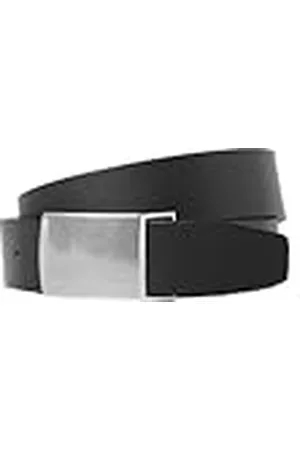 JACK & JONES Jacfort Leather Belt Cinturón, , 90 cm Hombres