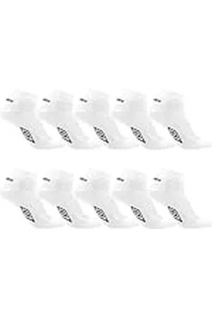 Umbro Umb/1/Qtx10 Calcetines, Blanco/Negro, 39-42 (Pack de 10) para Hombre