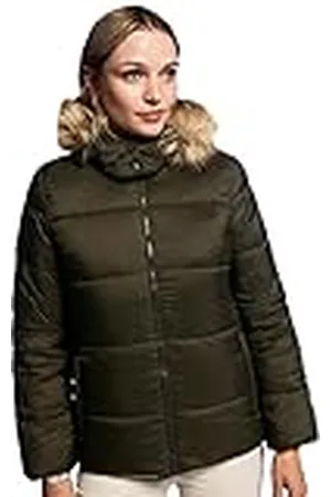 Springfield Chaqueta Corta Capucha Pelo Sorona , Chaqueta Mujer, , M