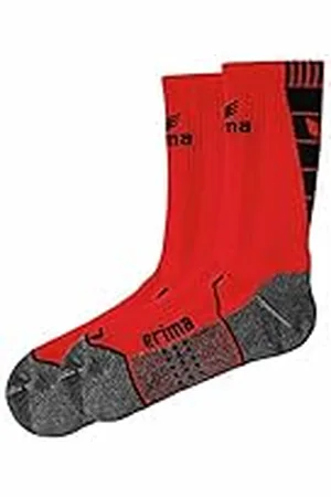 Erima 318611 Calcetines de Deporte, Unisex niños, Rojo/Negro, XS
