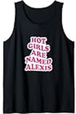 Original Cheddar Las chicas calientes se llaman Alexis Camiseta sin Mangas