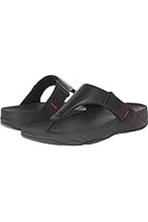 FitFlop Trakk Ii, Sandalias de Punta Descubierta Hombre, Negro , 47 EU