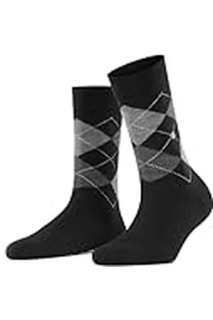 Burlington Marylebone W SO lana estampado 1 par, Calcetines Mujer, Negro (Black 3000), 36/41 EU