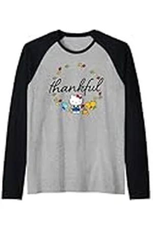 Hello Kitty : Gracias Camiseta Manga Raglan