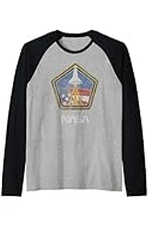 Nasa Cohete de la en icono del Pentágono Camiseta Manga Raglan