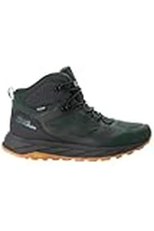 Jack Wolfskin Terraventure Texapore Mid M, Zapatillas para Caminar Hombre, Verde (Oliva Negro), 44 EU