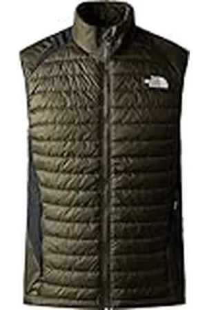 The North Face Chaleco aislante, color verde topo, talla L