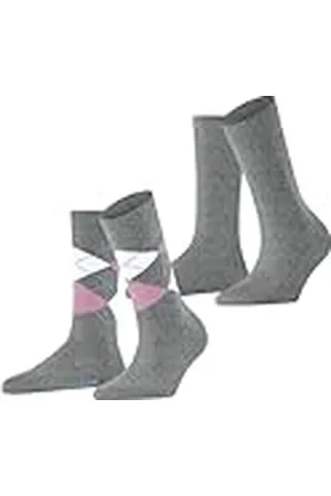 Burlington Everyday Mix Multipack W So algodón estampados 2 pares, Calcetines Mujer, , 36-41