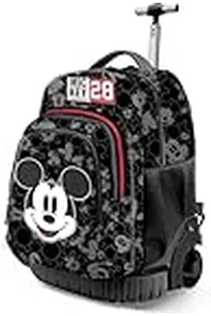 Disney Mickey Mouse Year-Mochila Trolley GTS FAN, Negro, 32 x 47 cm, Capacidad 30 L