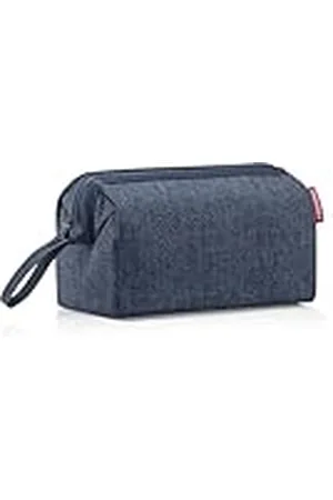 Reisenthel Travelcosmetic Florist Indigo - Robusto y práctico Neceser de Viaje, Correa de Mano, Material hidrófugo, Couleur: