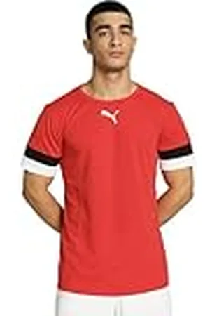 PUMA Hombre Shirt, Red- Black- White, M