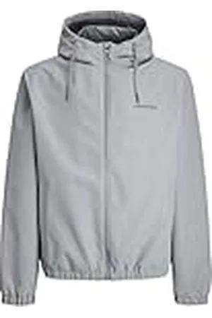 JACK & JONES Jjelegacy Light Jacket Hood Noos Chaqueta Corta, Gris definitivo/Detalle: sólido, XL Hombres