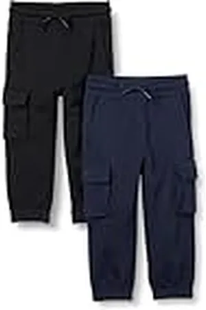 Amazon Pantalón Deportivo Cargo Unisex Niño, Pack de 2, , 2 años