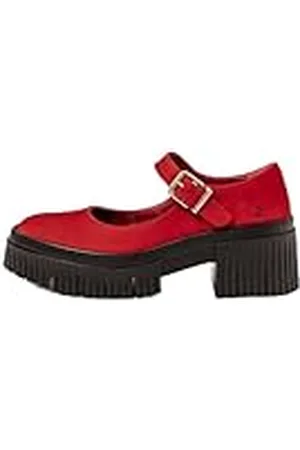 Art 1373 York, Zapatos Planos Mary Jane Mujer, Red, 40 EU