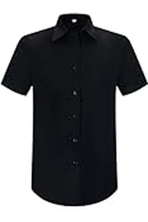 MISEMIYA Camisa Camarera Mujer con Mangas Corta - Uniforme HOSTELERIA Mujer - 8726B - XS