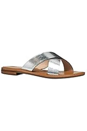 Geox D SOZY S H, Sandalia Deslizante Mujer, Silver, 37.5 EU