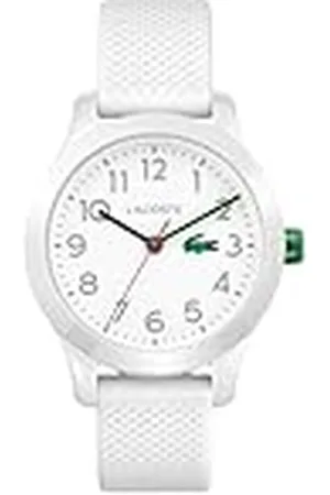 Lacoste Reloj Analógico de Cuarzo para Niños Colección .12.12 Kids con Correa de Silicona Blanca - 2030003