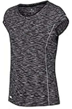 Regatta Hyperdimension - Camiseta De Tejido Elástico Ligero Y De Secado Rápido T-Shirts/Polos/Vests, Mujer, Black, 10