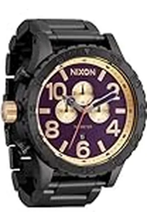 Nixon Reloj analógico para Hombre con Correa de Acero Inoxidable A1389-5270-00